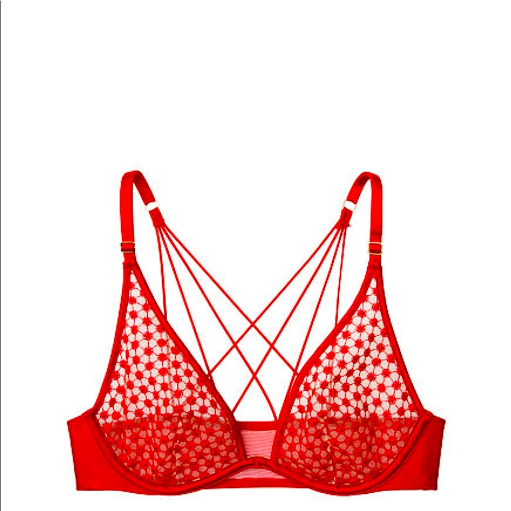 Victoria’s Secret Bra Starburst Red